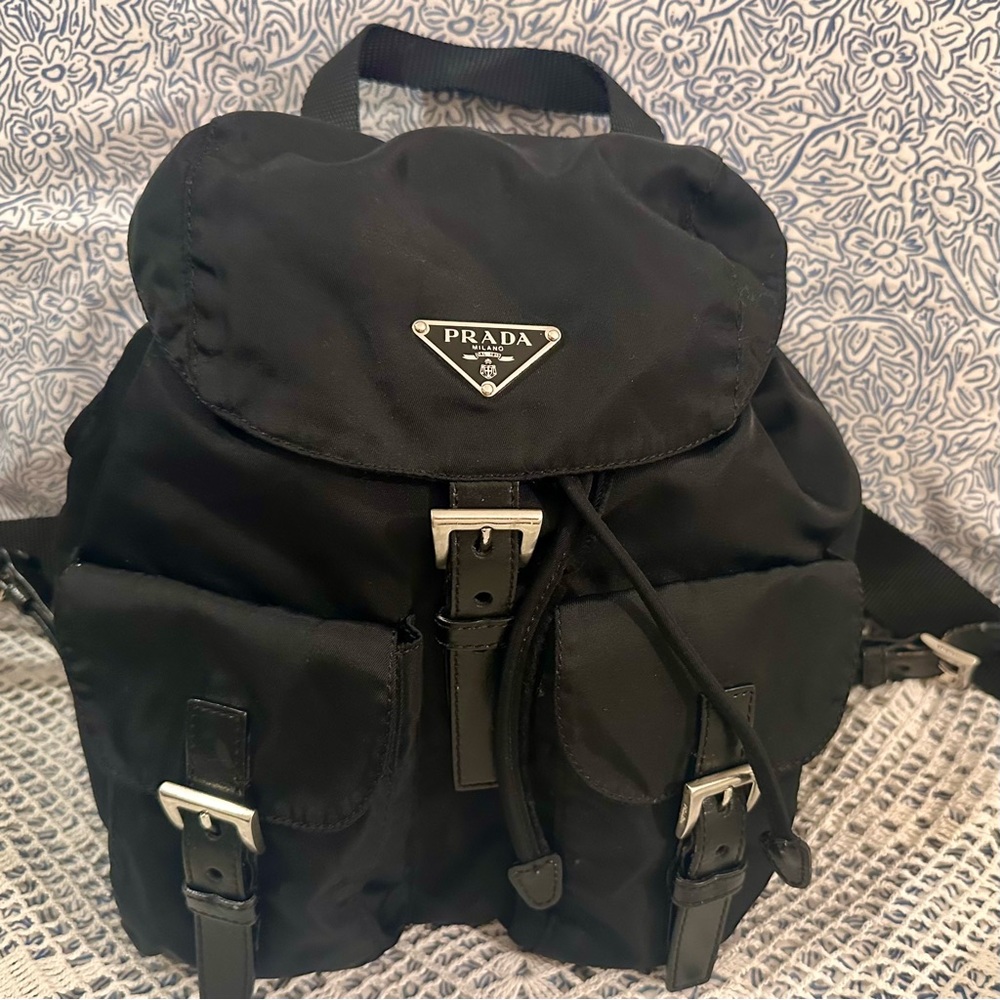 Prada tessuto nylon and leather (small)
